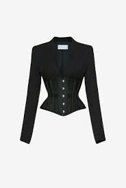 Áo Blazer Mix Corset Thời Trang