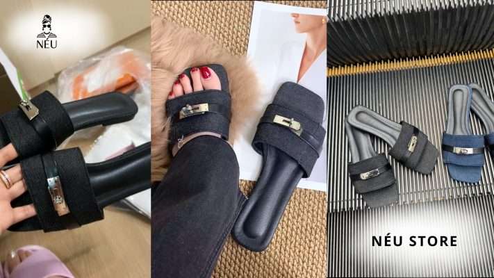 Dép quai ngang đế bệt Néu