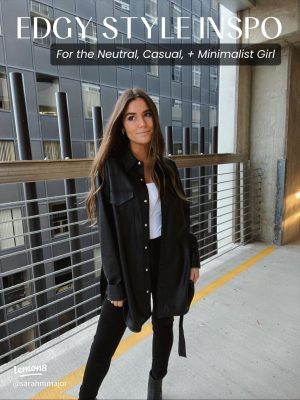Thời Trang Minimalism Edgy